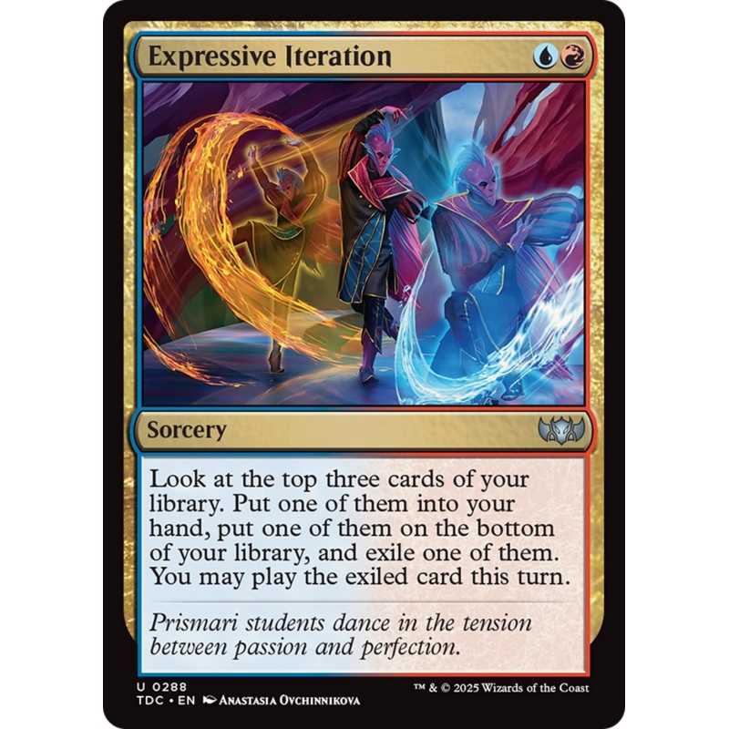Expressive Iteration [Tarkir: Dragonstorm Commander]