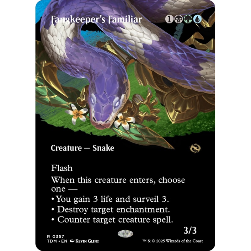 Fangkeeper's Familiar (Borderless) [Tarkir: Dragonstorm]
