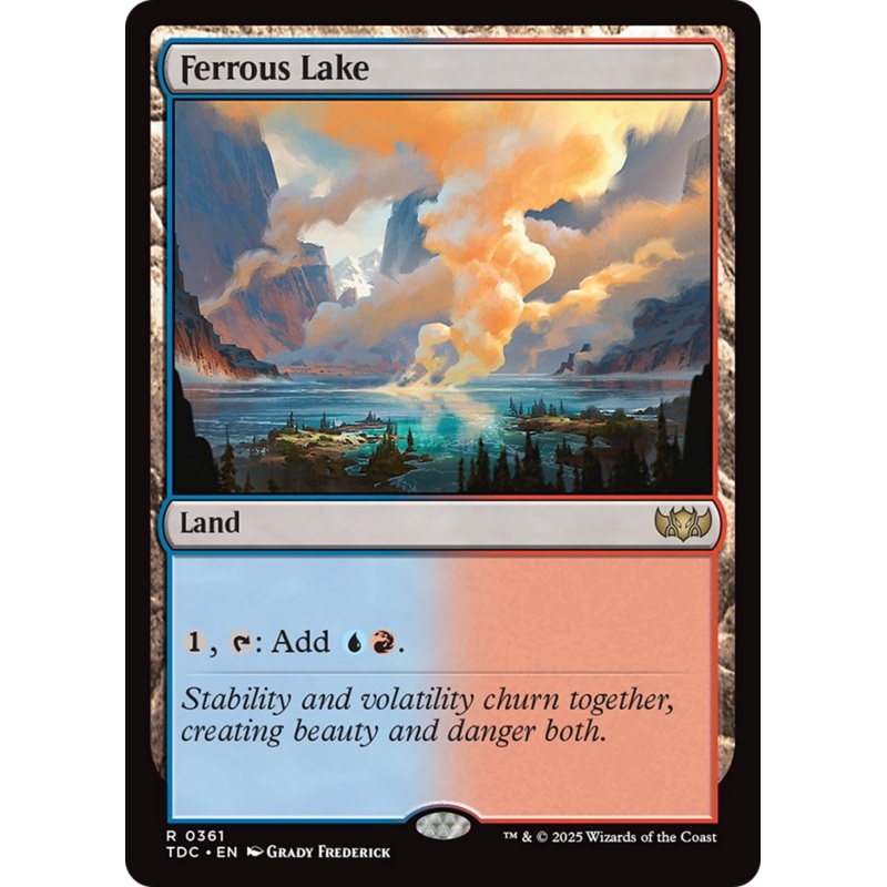 Ferrous Lake [Tarkir: Dragonstorm Commander]