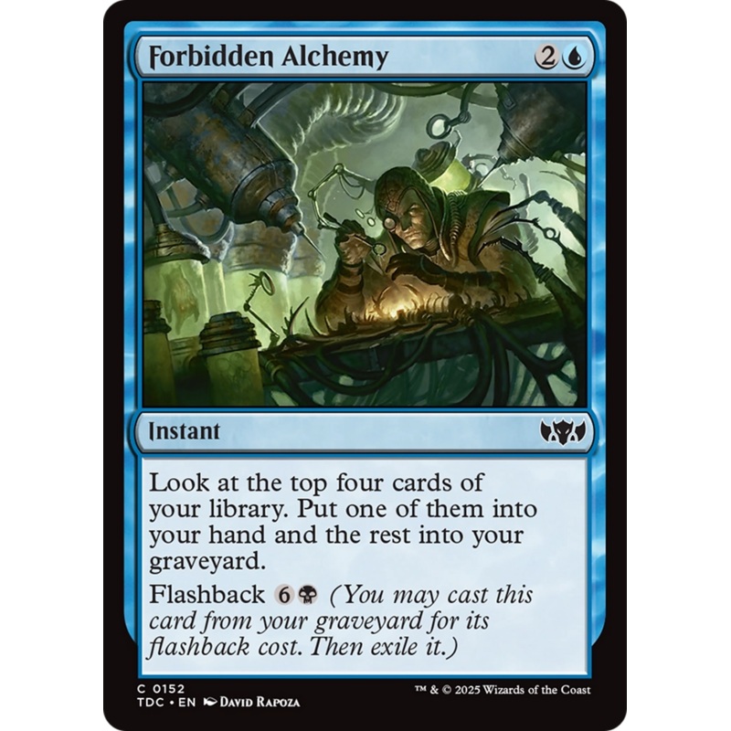 Forbidden Alchemy [Tarkir: Dragonstorm Commander]