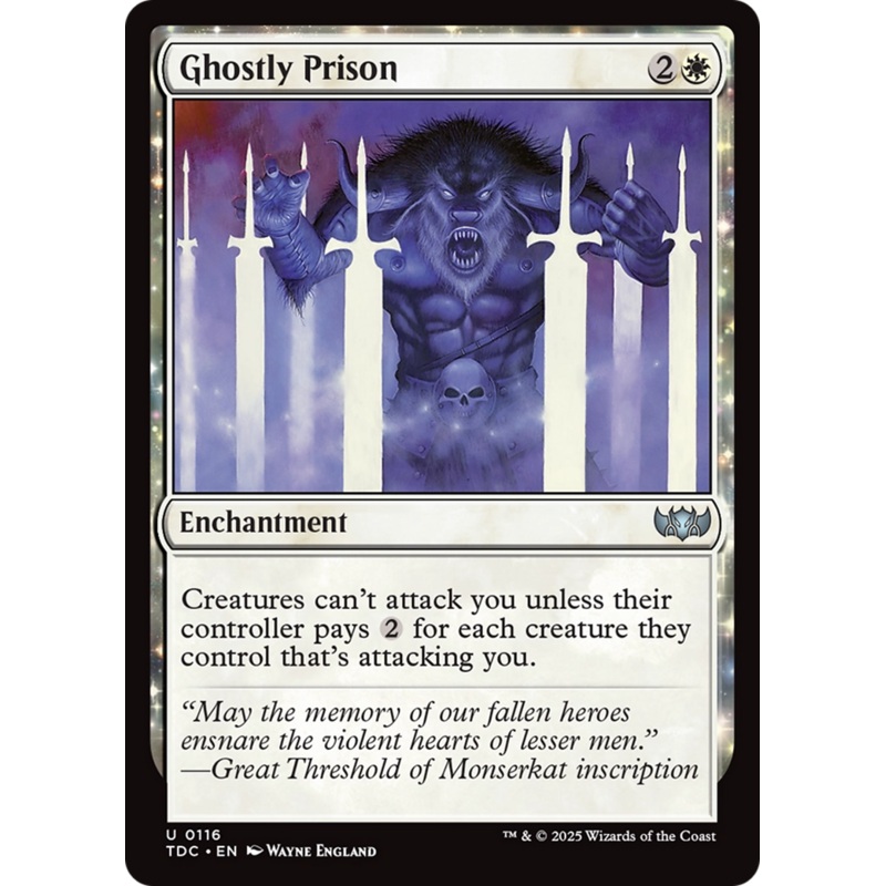 Ghostly Prison [Tarkir: Dragonstorm Commander]