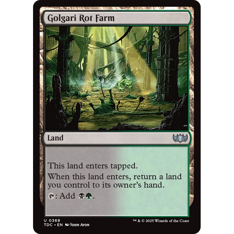 Golgari Rot Farm [Tarkir: Dragonstorm Commander]