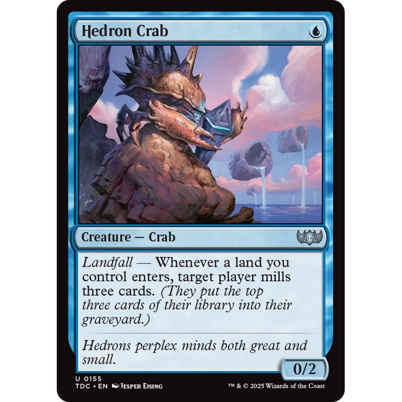 Hedron Crab [Tarkir: Dragonstorm Commander]
