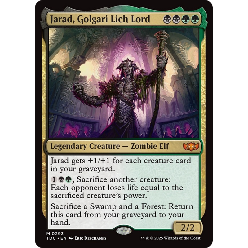 Jarad, Golgari Lich Lord [Tarkir: Dragonstorm Commander]