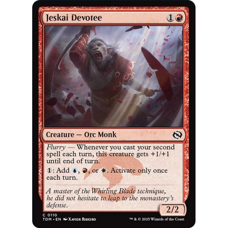 Jeskai Devotee [Tarkir: Dragonstorm]