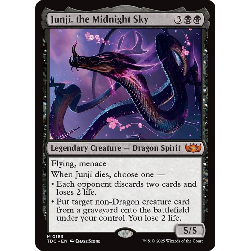 Junji, the Midnight Sky [Tarkir: Dragonstorm Commander]
