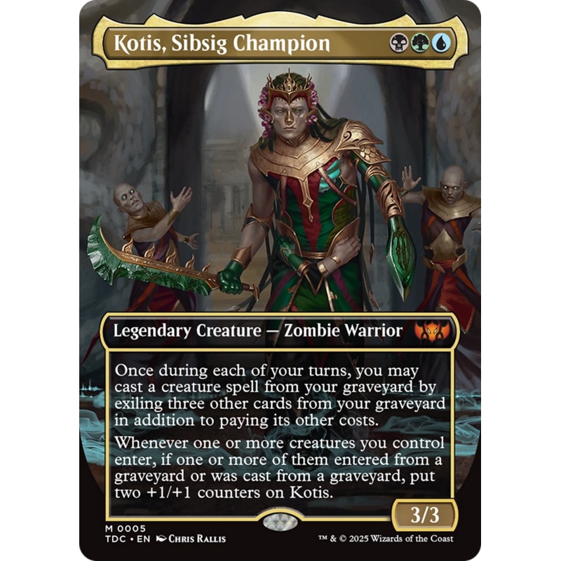 Kotis, Sibsig Champion (Borderless) [Tarkir: Dragonstorm Commander]