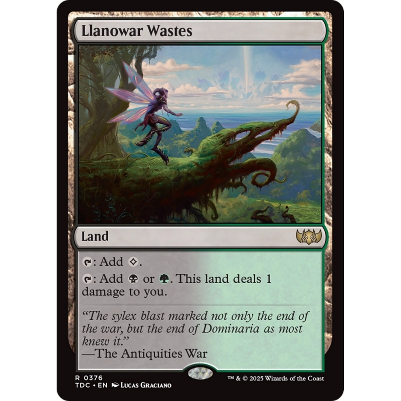 Llanowar Wastes [Tarkir: Dragonstorm Commander]