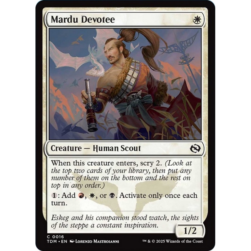 Mardu Devotee [Tarkir: Dragonstorm]