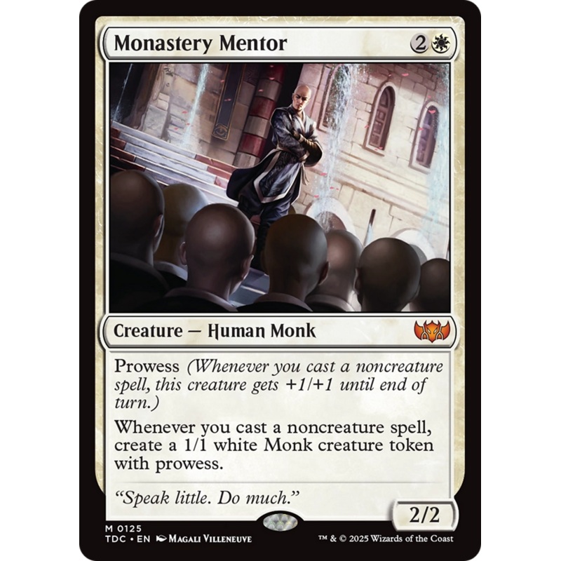 Monastery Mentor [Tarkir: Dragonstorm Commander]