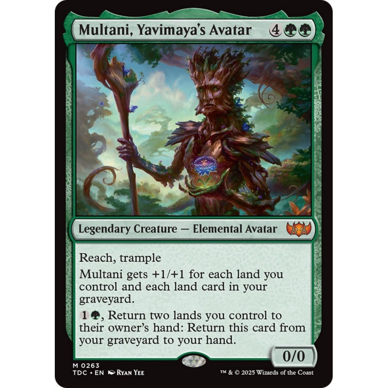 Multani, Yavimaya's Avatar [Tarkir: Dragonstorm Commander]