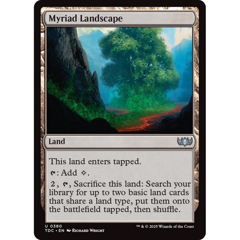 Myriad Landscape [Tarkir: Dragonstorm Commander]