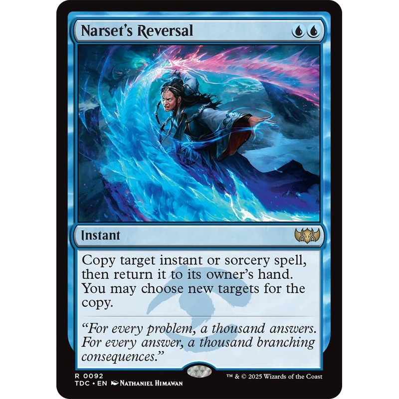 Narset's Reversal [Tarkir: Dragonstorm Commander]