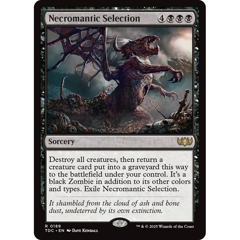 Necromantic Selection [Tarkir: Dragonstorm Commander]