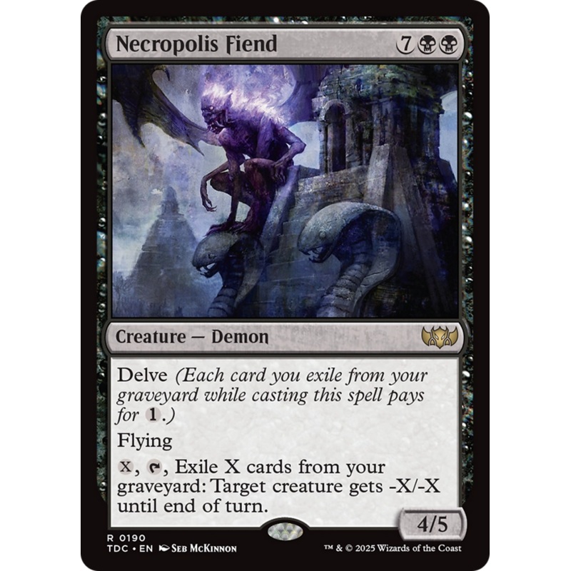 Necropolis Fiend [Tarkir: Dragonstorm Commander]