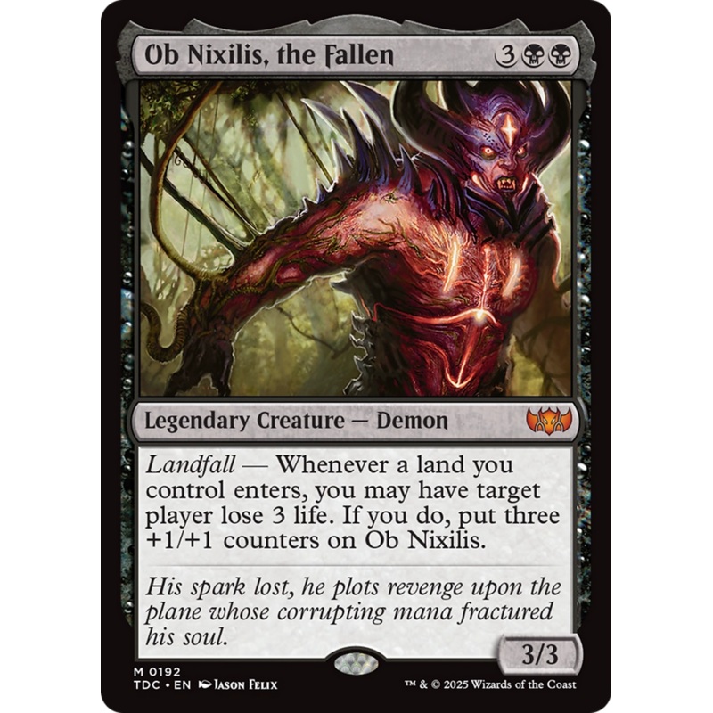Ob Nixilis, the Fallen [Tarkir: Dragonstorm Commander]