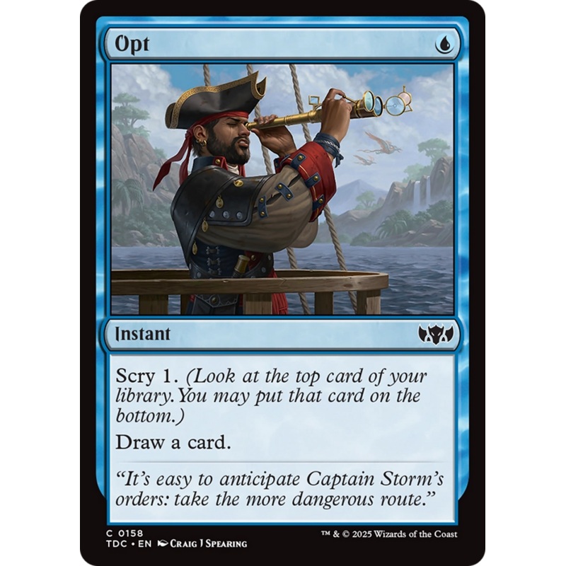 Opt [Tarkir: Dragonstorm Commander]