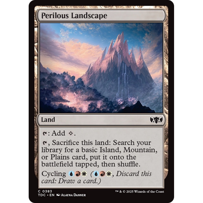 Perilous Landscape [Tarkir: Dragonstorm Commander]