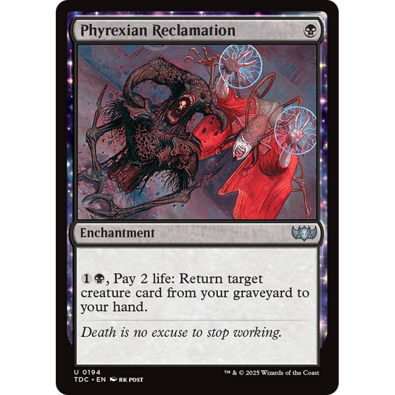 Phyrexian Reclamation [Tarkir: Dragonstorm Commander]