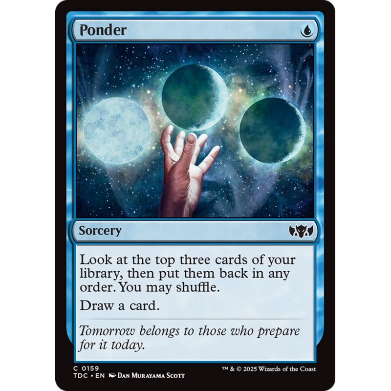Ponder [Tarkir: Dragonstorm Commander]