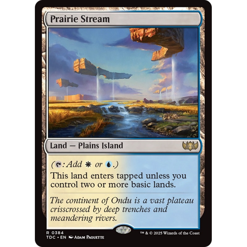 Prairie Stream [Tarkir: Dragonstorm Commander]