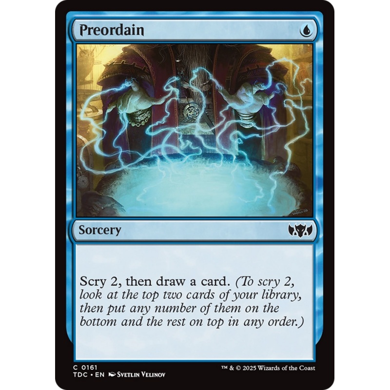 Preordain [Tarkir: Dragonstorm Commander]