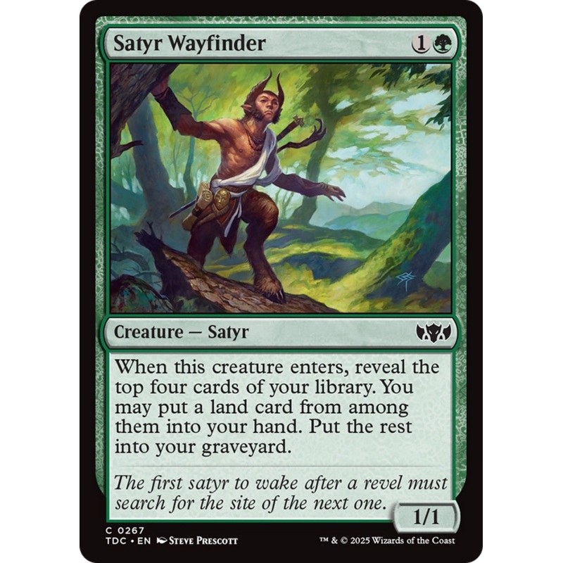 Satyr Wayfinder [Tarkir: Dragonstorm Commander]