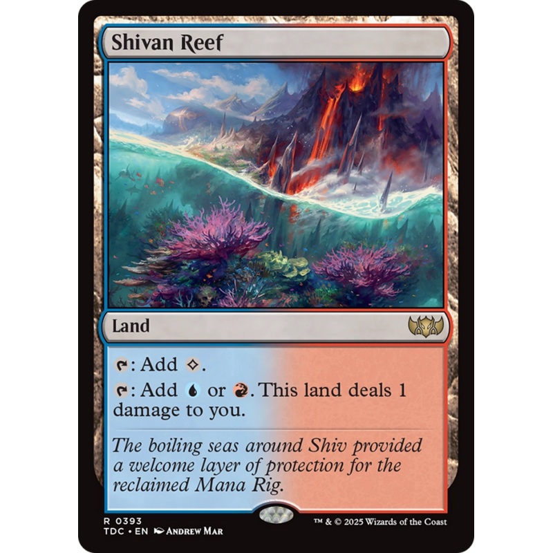 Shivan Reef [Tarkir: Dragonstorm Commander]