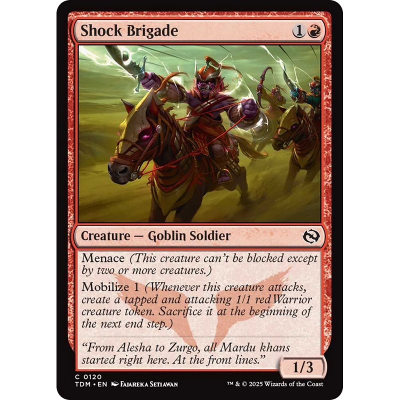 Shock Brigade [Tarkir: Dragonstorm]