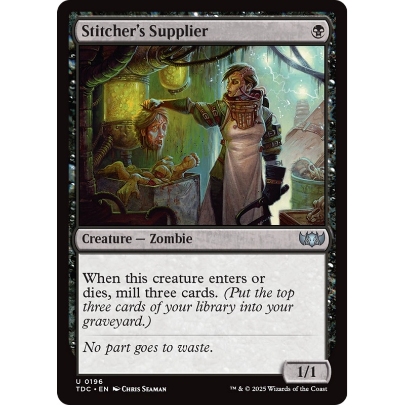 Stitcher's Supplier [Tarkir: Dragonstorm Commander]
