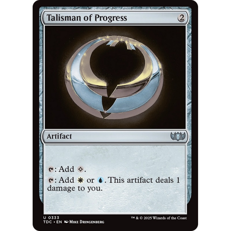 Talisman of Progress [Tarkir: Dragonstorm Commander]