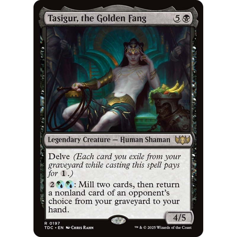 Tasigur, the Golden Fang [Tarkir: Dragonstorm Commander]