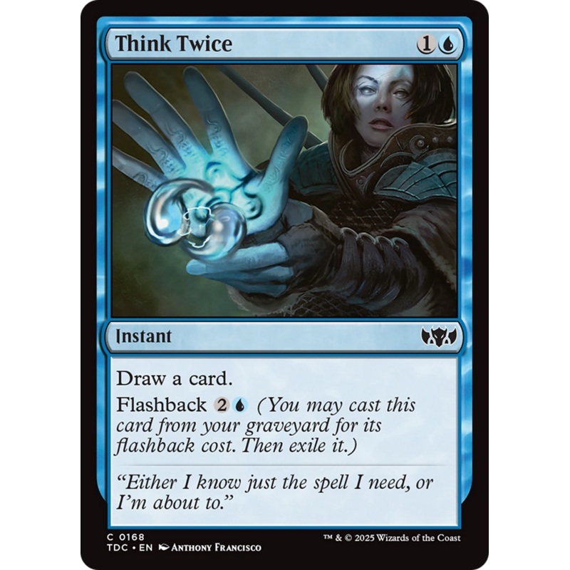 Think Twice [Tarkir: Dragonstorm Commander]