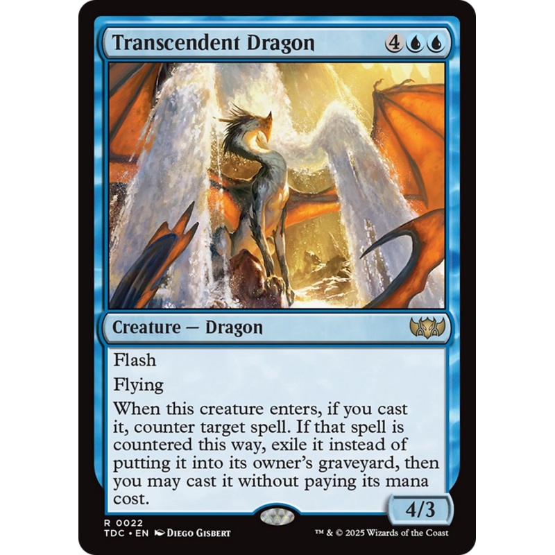 Transcendent Dragon [Tarkir: Dragonstorm Commander]