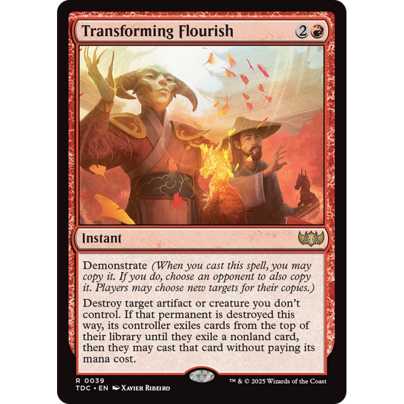 Transforming Flourish [Tarkir: Dragonstorm Commander]
