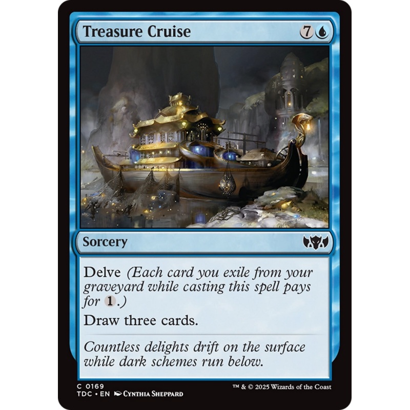 Treasure Cruise [Tarkir: Dragonstorm Commander]
