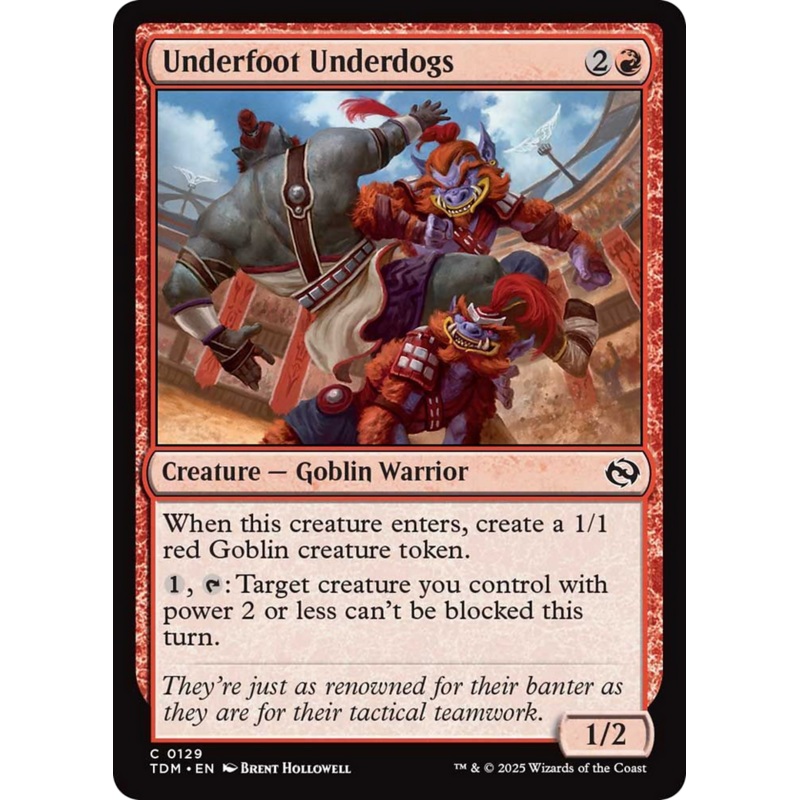 Underfoot Underdogs [Tarkir: Dragonstorm]