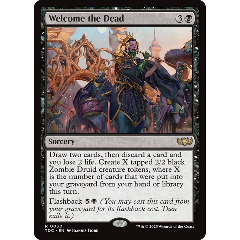 Welcome the Dead [Tarkir: Dragonstorm Commander]