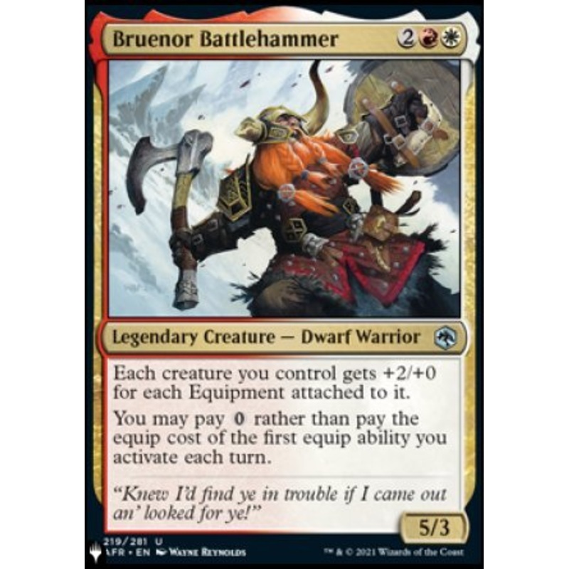 Bruenor Battlehammer [The List]