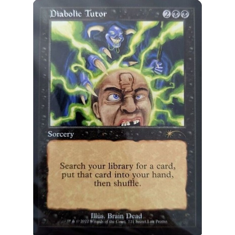 Diabolic Tutor (Retro) [Secret Lair Drop Promos]