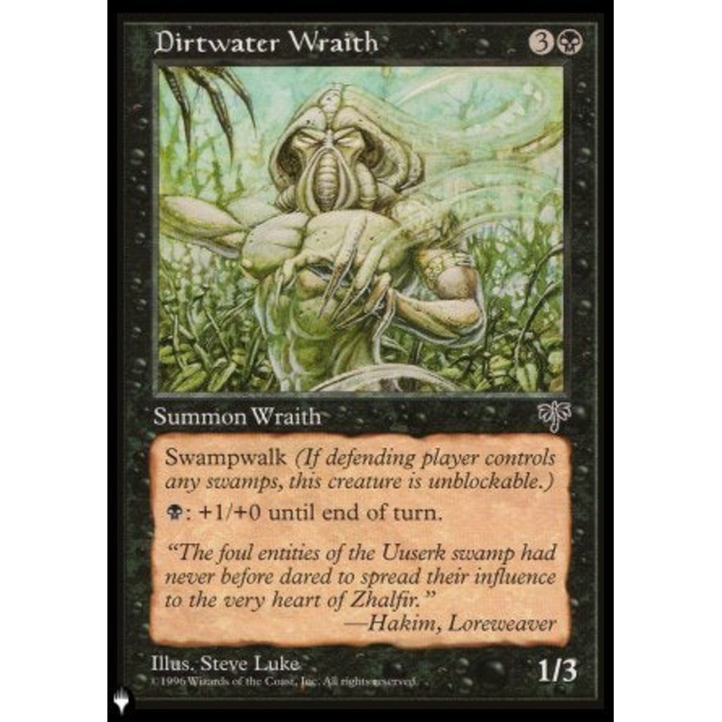 Dirtwater Wraith [The List]