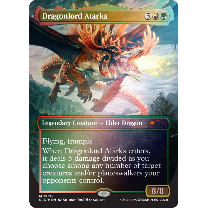 Dragonlord Atarka (Rainbow Foil) [Secret Lair Drop Series]