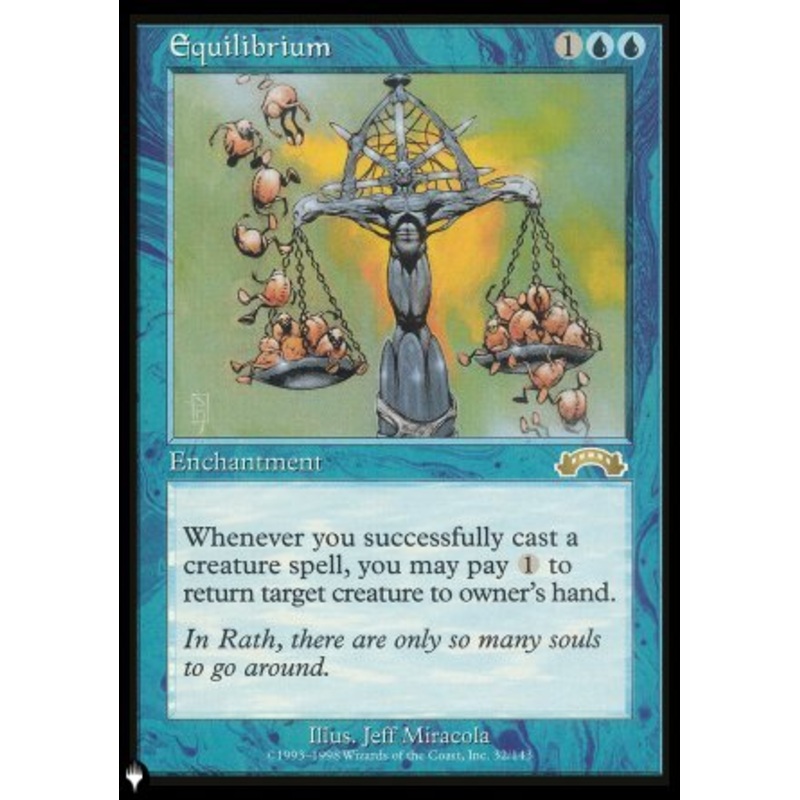 Equilibrium [The List]