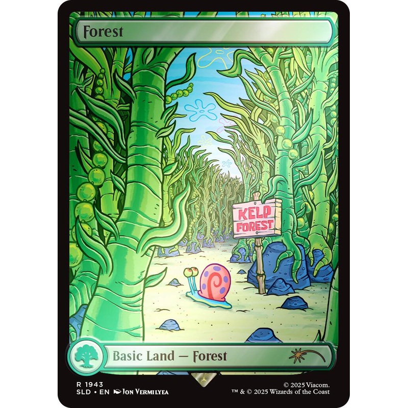 Forest (1943) (Rainbow Foil) [Secret Lair Drop Series]