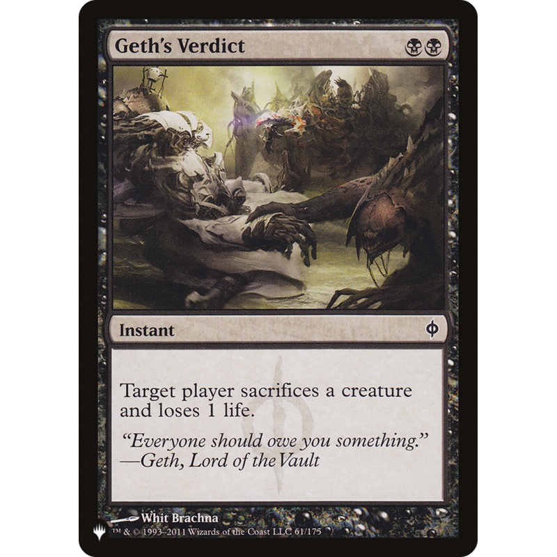 Geth's Verdict [The List]