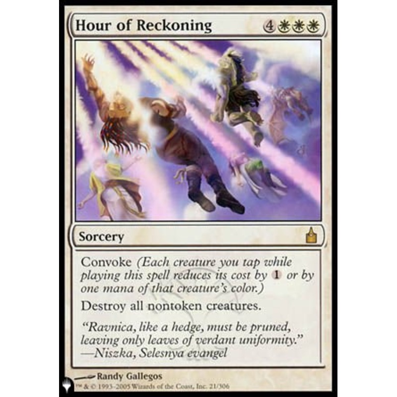 Hour of Reckoning [The List]