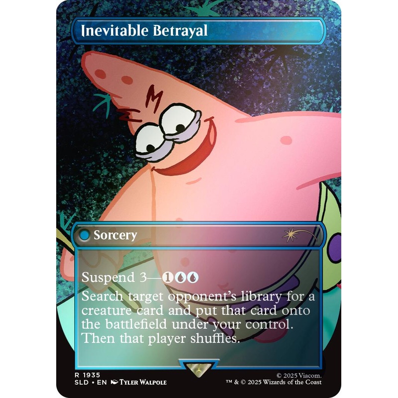 Inevitable Betrayal (Rainbow Foil) [Secret Lair Drop Series]