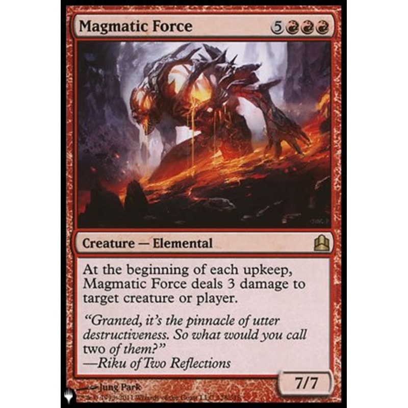 Magmatic Force [The List]