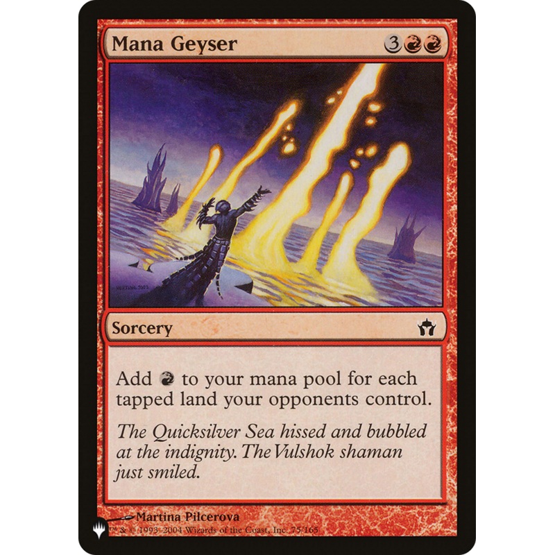 Mana Geyser [The List]