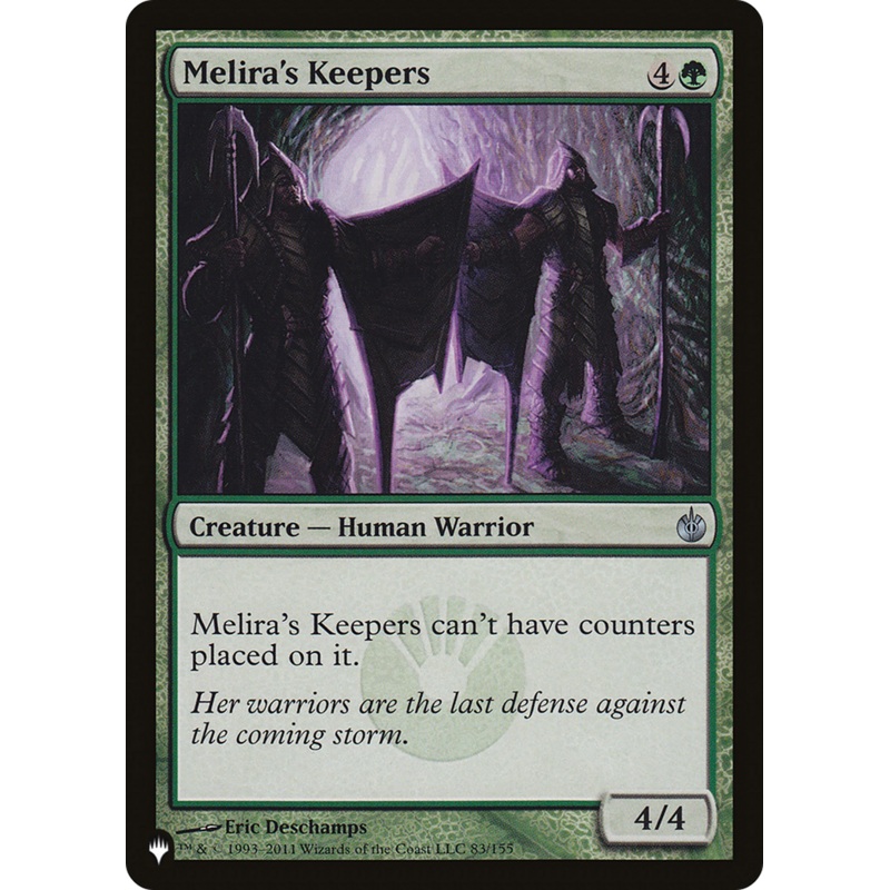 Melira's Keepers [The List]